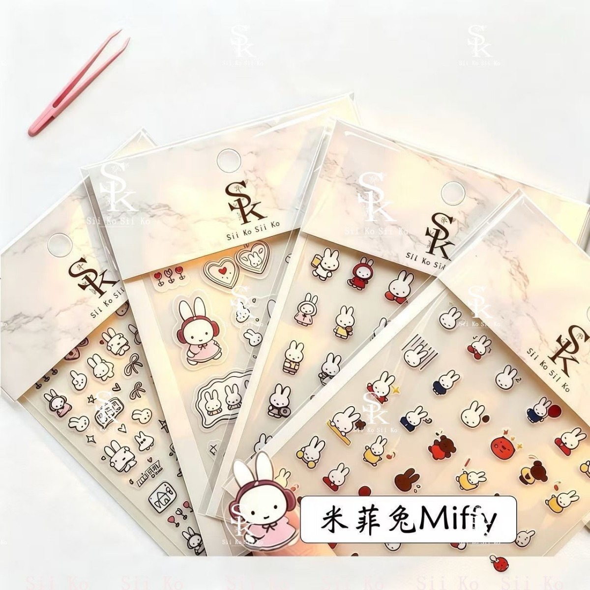 Miffy Rabbit Nail Stickers Cut - đánh giá và giá Tablet Accessories Gifts