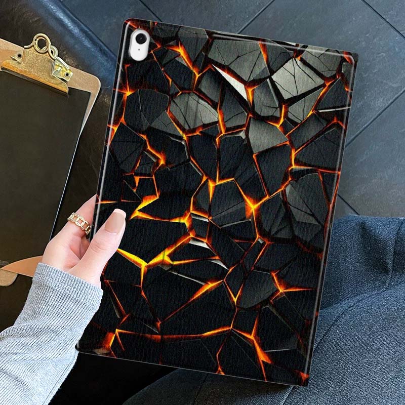Art Lava Cracked Fire Glow For - đánh giá và giá Samsung Tablet S11 Accessories