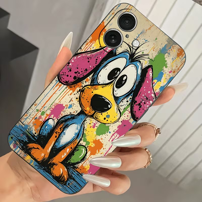 Graffiti Colored Puppy TPU Pho - đánh giá và giá Tablet And Accessories Case