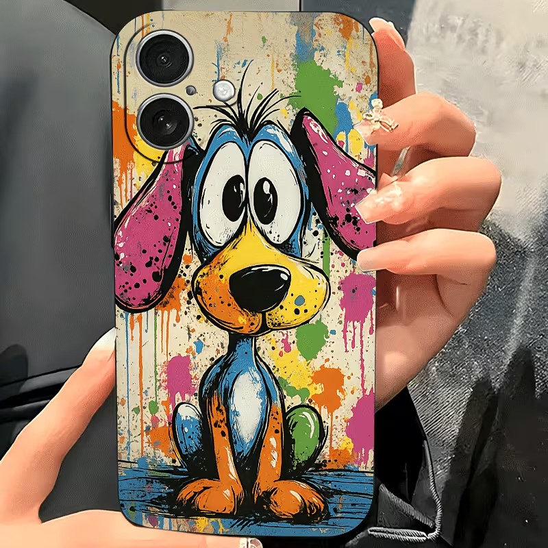 Graffiti Colored Puppy TPU Pho - đánh giá và giá Tablet And Accessories Case