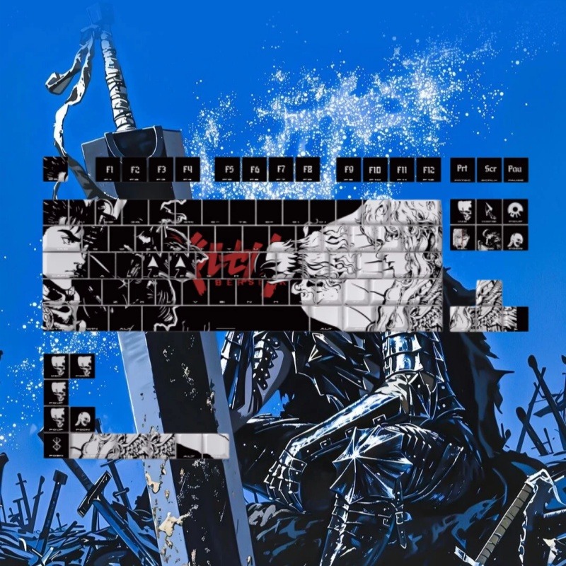 BERSERK Theme Anime Keycap 98  - đánh giá và giá Tablet Accessories Gifts