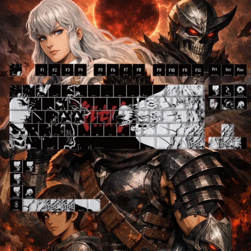 BERSERK Theme Anime Keycap 98  - đánh giá và giá Tablet Accessories Gifts